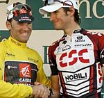 Alejandro Valverde und Frank Schleck